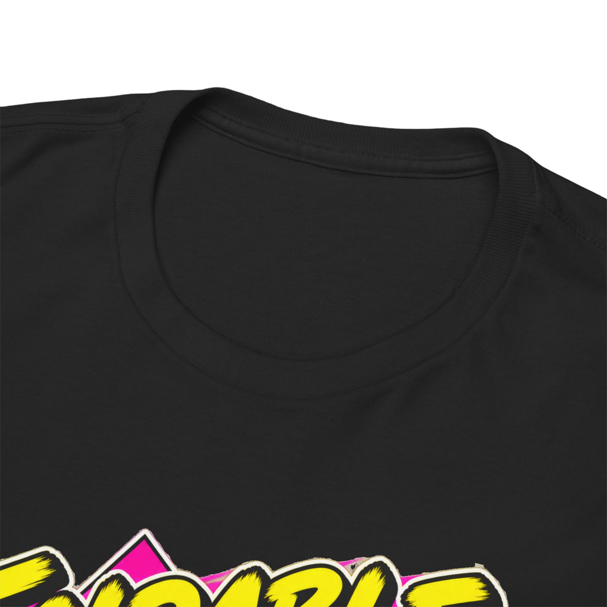 Foldable Before It Was Cool T-Shirt | Retro Flip Phone Nostalgia on a Black T-shirt, view 16 (Color: Black)