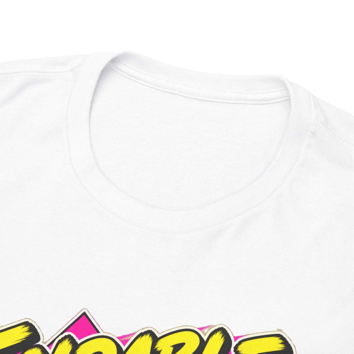 Foldable Before It Was Cool T-Shirt | Retro Flip Phone Nostalgia on a White T-shirt, view 8 (Color: White)