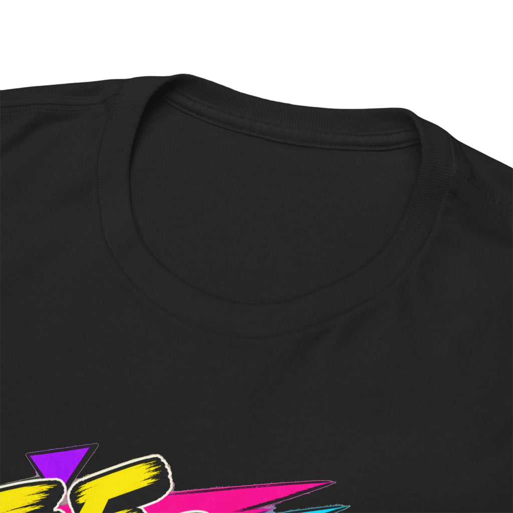 The Pencil Is Not for Writing T-Shirt | Retro Cassette Mixtape Nostalgia on a Black T-shirt, view 19 (Color: Black)