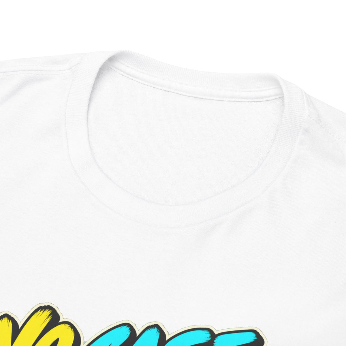 No Case No Worries T-Shirt | Retro Mobile Phone Nostalgia on a White T-shirt, view 8 (Color: White)
