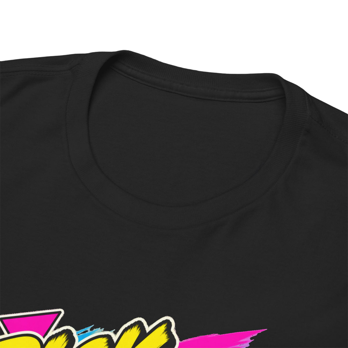 Pick Up to Find Out T-Shirt | Retro Landline Phone Nostalgia on a Black T-shirt, view 16 (Color: Black)